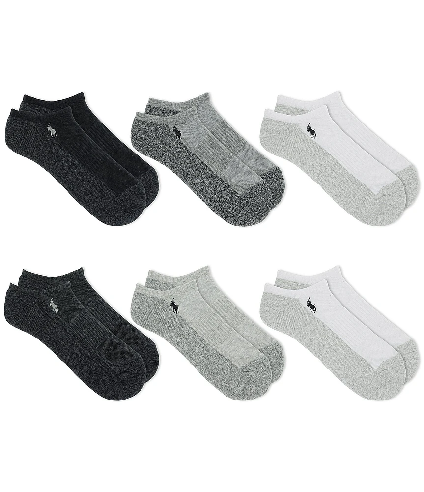 Polo Ralph Lauren Contrast Sole Low Cut Socks 6-Pack