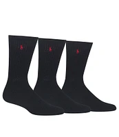 Polo Ralph Lauren Cotton Blend Crew Socks 3-Pack