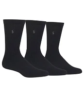 Polo Ralph Lauren Cushioned Rib Crew Socks 3-Pack