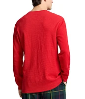 Polo Ralph Lauren Crewneck Waffle-Knit Sleep Shirt