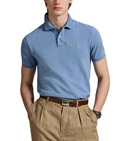 Polo Ralph Lauren Custom Slim Fit Solid Mesh Polo Shirt