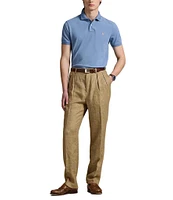Polo Ralph Lauren Custom Slim Fit Solid Mesh Polo Shirt
