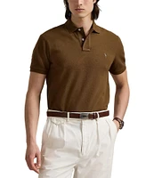 Polo Ralph Lauren Custom Slim Fit Solid Mesh Polo Shirt