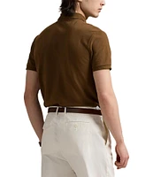 Polo Ralph Lauren Custom Slim Fit Solid Mesh Polo Shirt