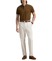 Polo Ralph Lauren Custom Slim Fit Solid Mesh Polo Shirt