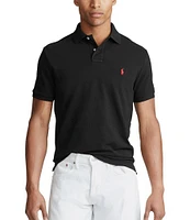 Polo Ralph Lauren Custom Slim Fit Solid Mesh Polo Shirt