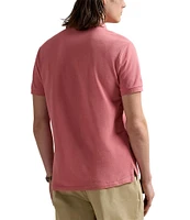 Polo Ralph Lauren Custom Slim Fit Solid Mesh Polo Shirt