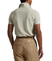 Polo Ralph Lauren Custom Slim Fit Solid Mesh Polo Shirt