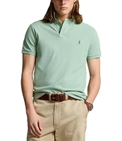 Polo Ralph Lauren Custom Slim Fit Solid Mesh Polo Shirt