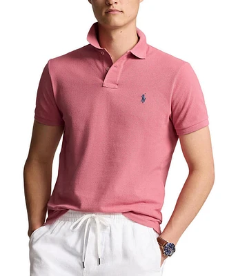 Polo Ralph Lauren Custom Slim Fit Solid Mesh Polo Shirt