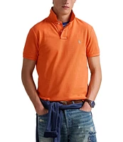 Polo Ralph Lauren Custom Slim Fit Solid Mesh Polo Shirt