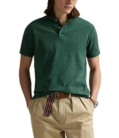 Polo Ralph Lauren Custom Slim Fit Solid Mesh Polo Shirt