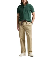 Polo Ralph Lauren Custom Slim Fit Solid Mesh Polo Shirt