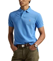 Polo Ralph Lauren Custom Slim Fit Solid Mesh Polo Shirt