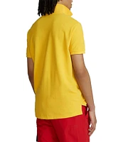 Polo Ralph Lauren Custom Slim Fit Solid Mesh Polo Shirt