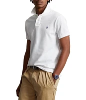 Polo Ralph Lauren Custom Slim Fit Solid Mesh Polo Shirt