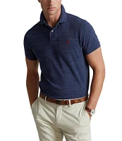 Polo Ralph Lauren Custom Slim Fit Solid Mesh Polo Shirt