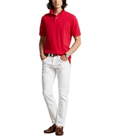 Polo Ralph Lauren Custom Slim Fit Solid Mesh Polo Shirt