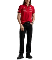 Polo Ralph Lauren Racing Custom Slim Fit Stretch Mesh Short-Sleeve Polo Shirt