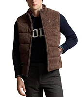 Polo Ralph Lauren Dogtooth Estate Rib Full-Zip Vest