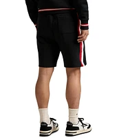 Polo Ralph Lauren Racing Stripe Double-Knit 7.5#double; Inseam Shorts