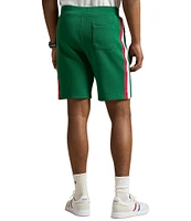 Polo Ralph Lauren Racing Stripe Double-Knit 7.5#double; Inseam Shorts