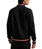 Polo Ralph Lauren Racing Stripe Double-Knit Bomber Jacket