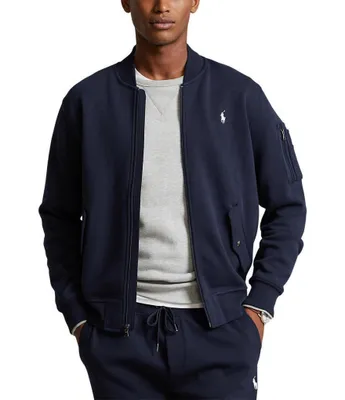 Polo Ralph Lauren Double-Knit Full-Zip Bomber Jacket