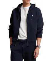 Polo Ralph Lauren Double-Knit Heathered Full-Zip Hoodie