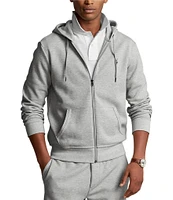 Polo Ralph Lauren Double-Knit Heathered Full-Zip Hoodie