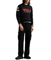 Polo Ralph Lauren Double-Knit Motorsport Graphic Sweatshirt