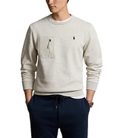 Polo Ralph Lauren Double-Knit Pocket Sweatshirt