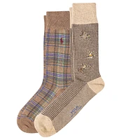 Polo Ralph Lauren Embroidered Duck Slack Socks 2-Pack