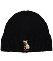 Polo Ralph Lauren Embroidered Frenchie Wool Blend Beanie