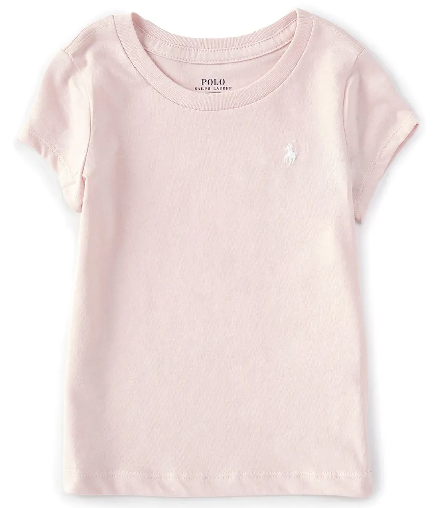 Polo Ralph Lauren Essential Little Girls 2T-6X Fitted Short-Sleeve Jersey T-Shirt