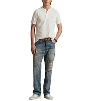 Polo Ralph Lauren Featherweight Mesh Short Sleeve Henley Shirt