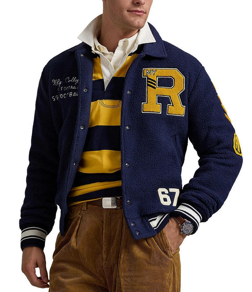 Polo Ralph Lauren Fleece Letterman Jacket