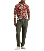 Polo Ralph Lauren Floral Jersey Long Sleeve Hoodie T-Shirt