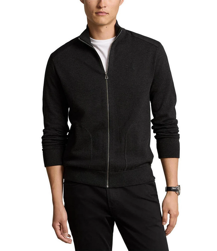 Polo Ralph Lauren Full-Zip Mockneck Sweater