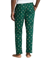 Polo Ralph Lauren Game Day Allover Pony Print Woven Pajama Pants