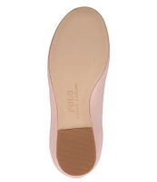 Polo Ralph Lauren Girls' Leather Bow Logo Ballet Flats (Youth)