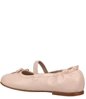 Polo Ralph Lauren Girls' Pony Bow Leather Ballet Flats (Infant)