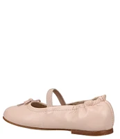 Polo Ralph Lauren Girls' Pony Bow Leather Ballet Flats (Toddler)