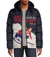 Polo Ralph Lauren Gorham Ski-Print Down Bomber Jacket