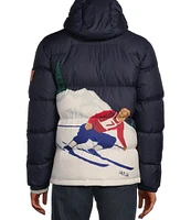 Polo Ralph Lauren Gorham Ski-Print Down Bomber Jacket