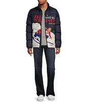 Polo Ralph Lauren Gorham Ski-Print Down Bomber Jacket