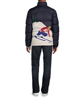 Polo Ralph Lauren Gorham Ski-Print Down Bomber Jacket