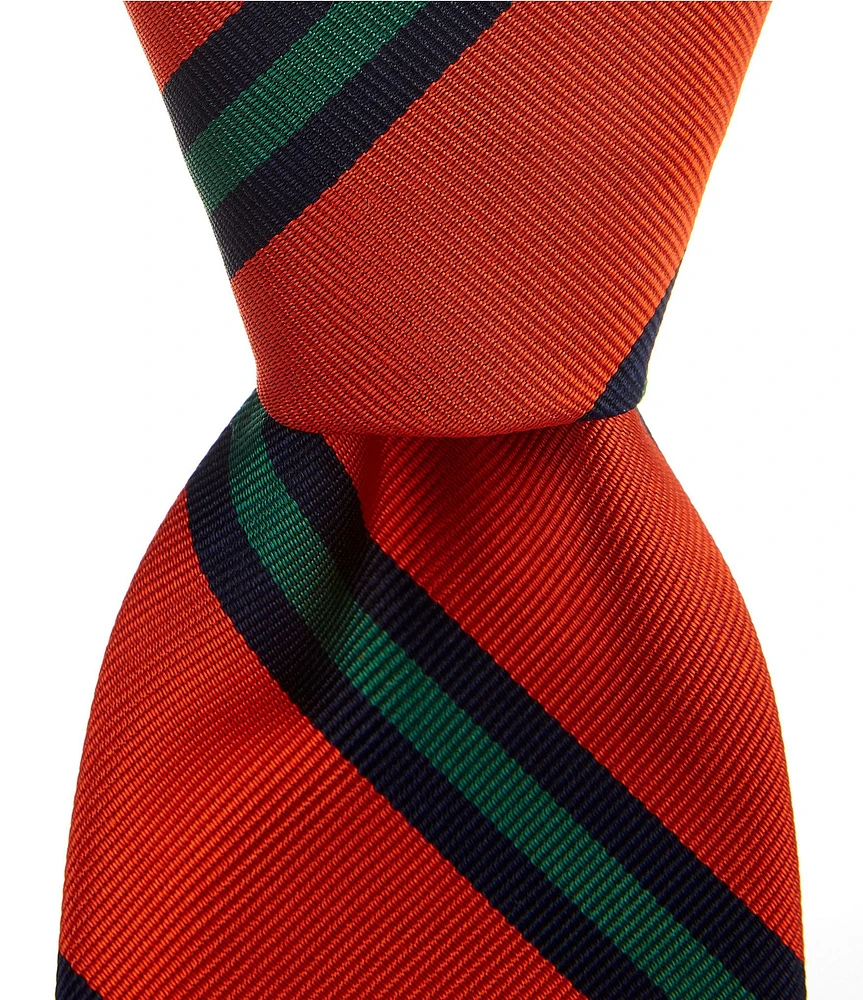 Polo Ralph Lauren Heritage Striped 3.5#double; Silk Repp Tie