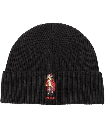 Polo Ralph Lauren Holiday Bear Wool Blend Beanie