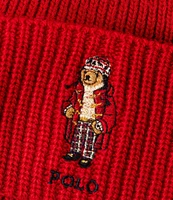 Polo Ralph Lauren Holiday Bear Wool Blend Beanie